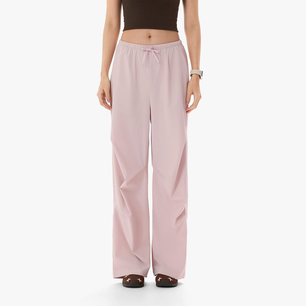 Li Ning Fitness Series Quick-Dry Cool Loose Sports Long Pants Women bottoms AYKW378-7