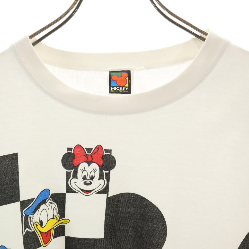 Mickey Unlimited Mickey Friends Short Sleeve T-shirt White Disney Disney Men's Used