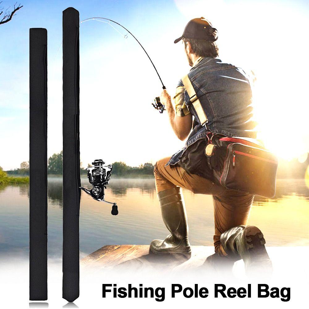 Elastic Fishing Rod Bag Folding Fishing Rod Protective Cover Multifunctional Lure Rod Bag
