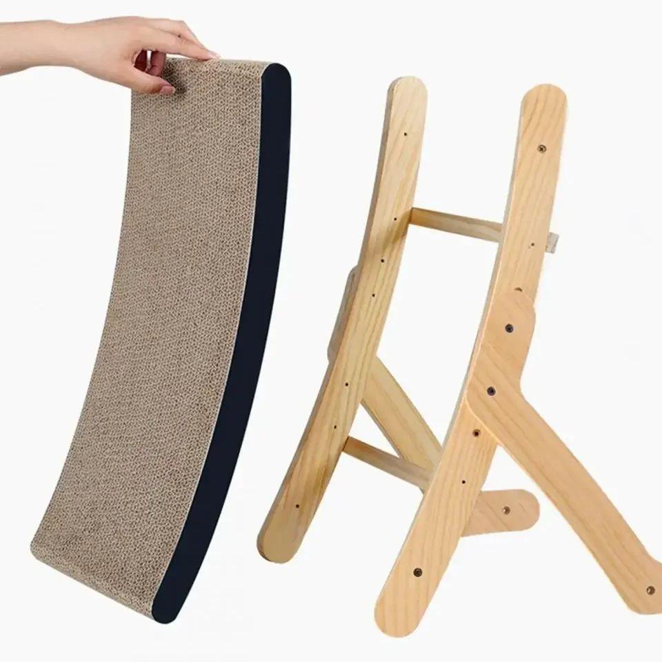 Replaceable Corrugated Cat Scratcher Board Scraper Cat Scratching Board Without Wood Frame Grinding Pet Furniture Protector