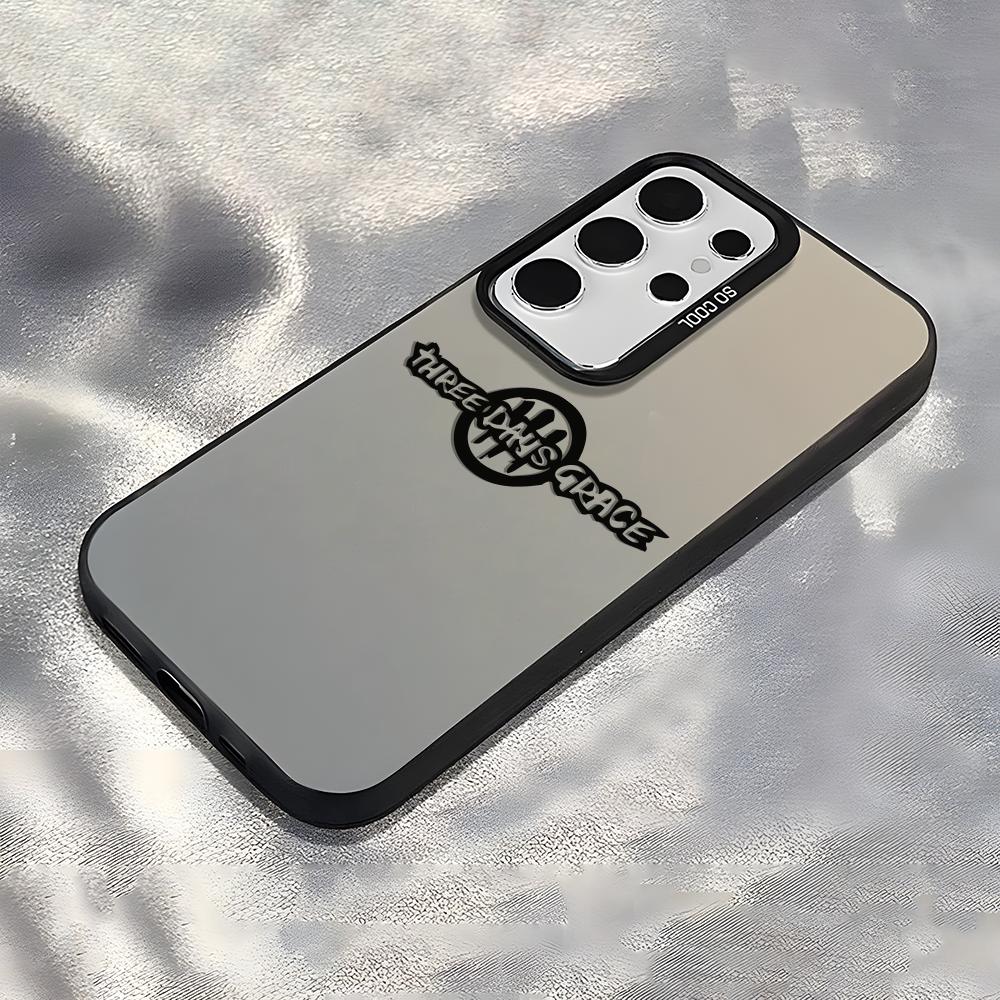 Fashion T-Three Days Grace Phone Case For Samsung Galaxy S25 Edge S24 S23 S22 S21 S20 Ultra Funda Silicone Silver Cover