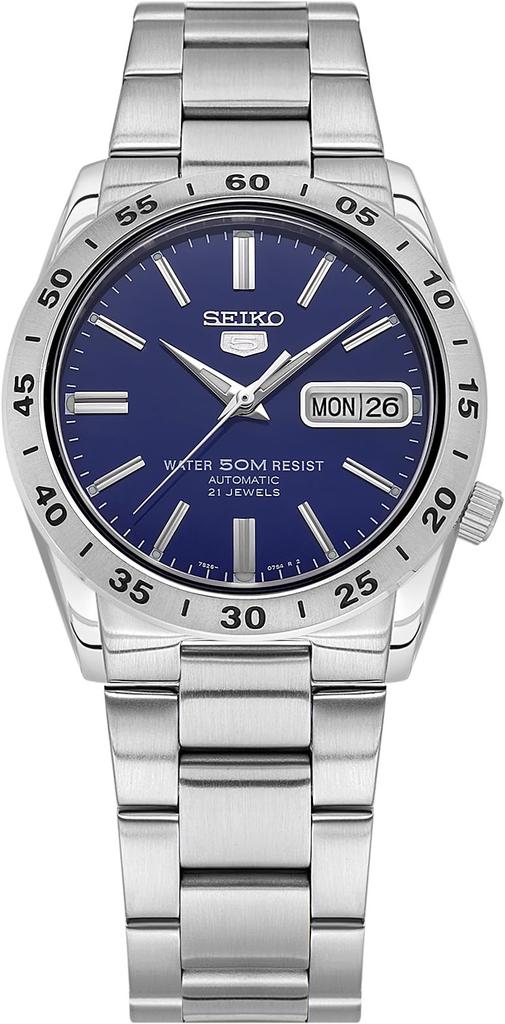 SNKD99K1 Seiko 5 Automatic Analog Blue Business Automatic Modern Men's Seiko, Blue,