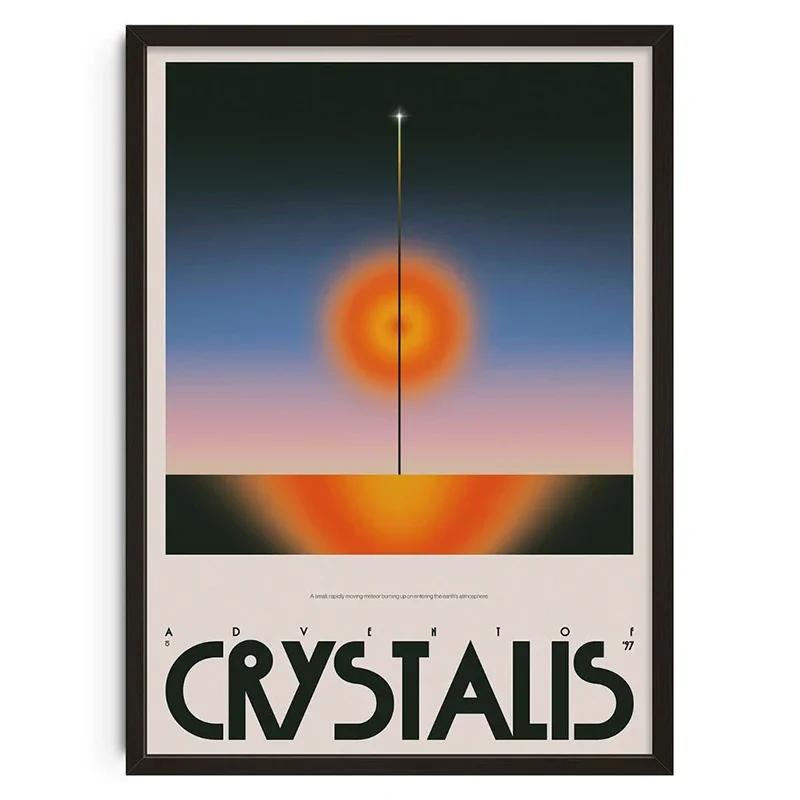 Vintage Classic Posters Retro Abstract Tin Signs Print Mid Century Wall Art Canvas Painting for Living Room Bedroom Home Decor