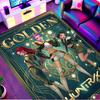 KPop Demon Hunters Print Rug, Washable Floor Carpet, For Entryway Dorm Laundry Room Office Study, Home Decor Birthday Christmas Gift