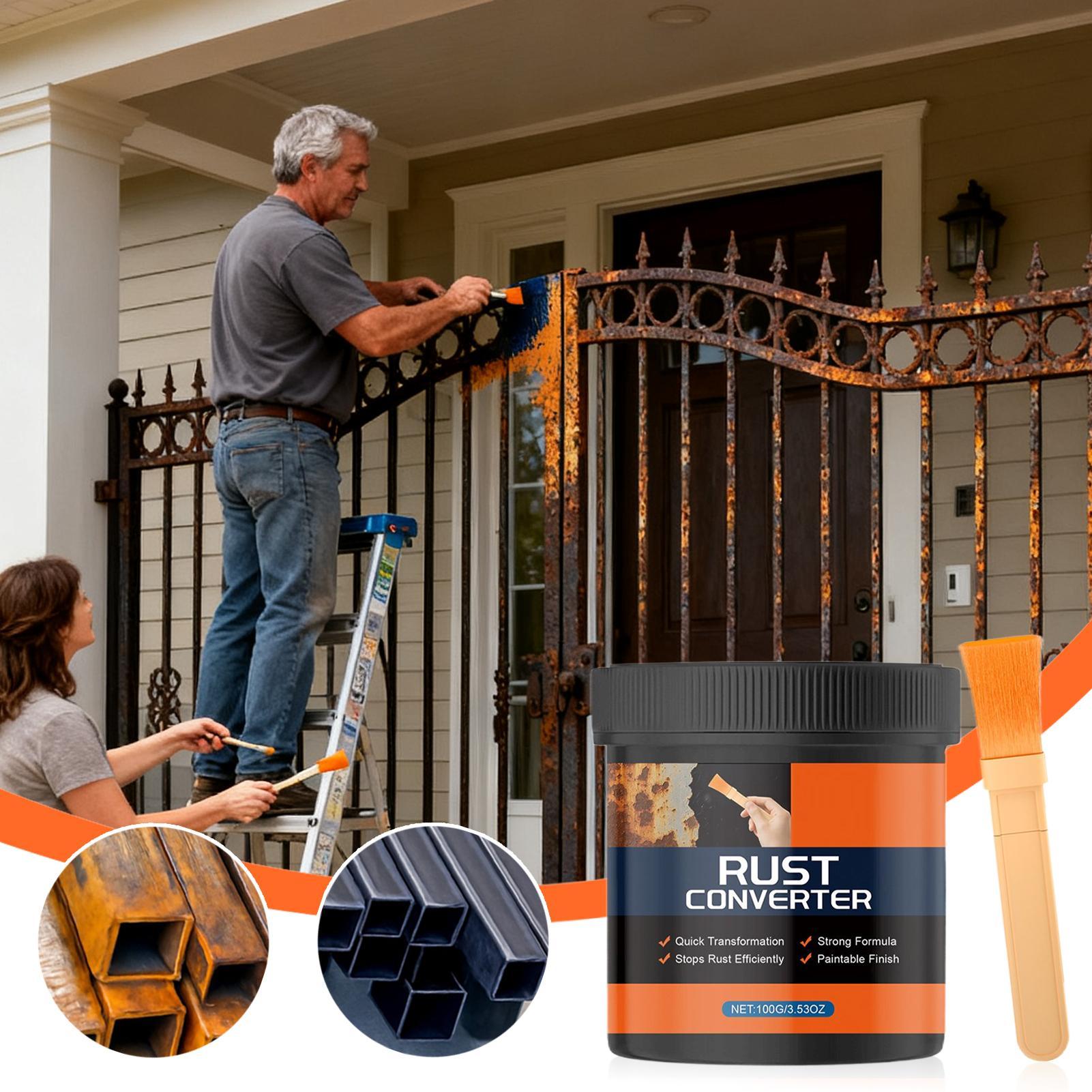 Rust Neutralizer For Metal Universal Effective Professional Repair Spray Automotive Rust Inhibitor Paint For Iron Steel Tools