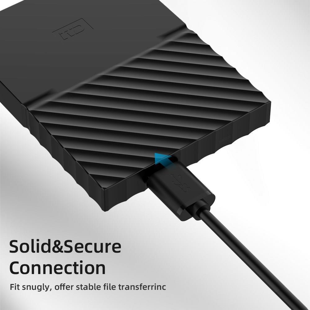USB-C To Micro-B 3.0 Cable for HD Devices
