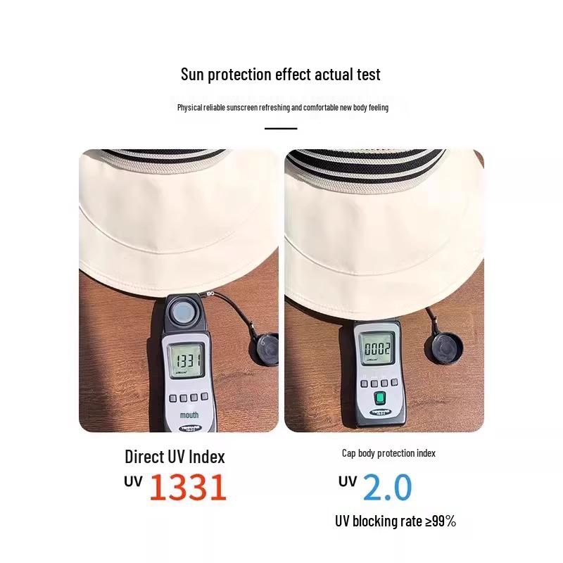 Women's Wide-Brimmed Summer Bucket Hat - Korean Fashion, Woven, Breathable Sun Protection