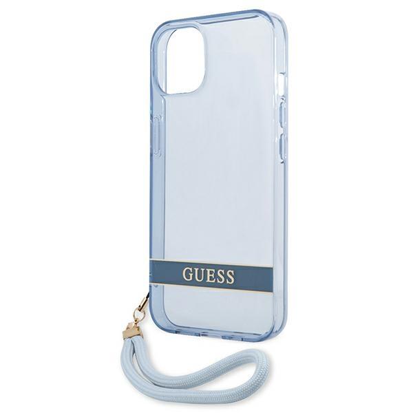 Guess Guhcp13Shtsgsb Iphone 13 Mini 5,4Niebieski/Blue Hardcase Translucent Stap
