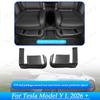 For Tesla ModelYL Launch 2026 TPE Front Rear Door Sill Guard Anti Scratch Dirt Resistant Threshold Strip Interior Protection Set