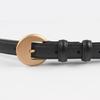 Women'S Leather Thin Belt Decorative Shirt Waist Seal With Dress Suit Waist (2Cm 8 Colors Optional)