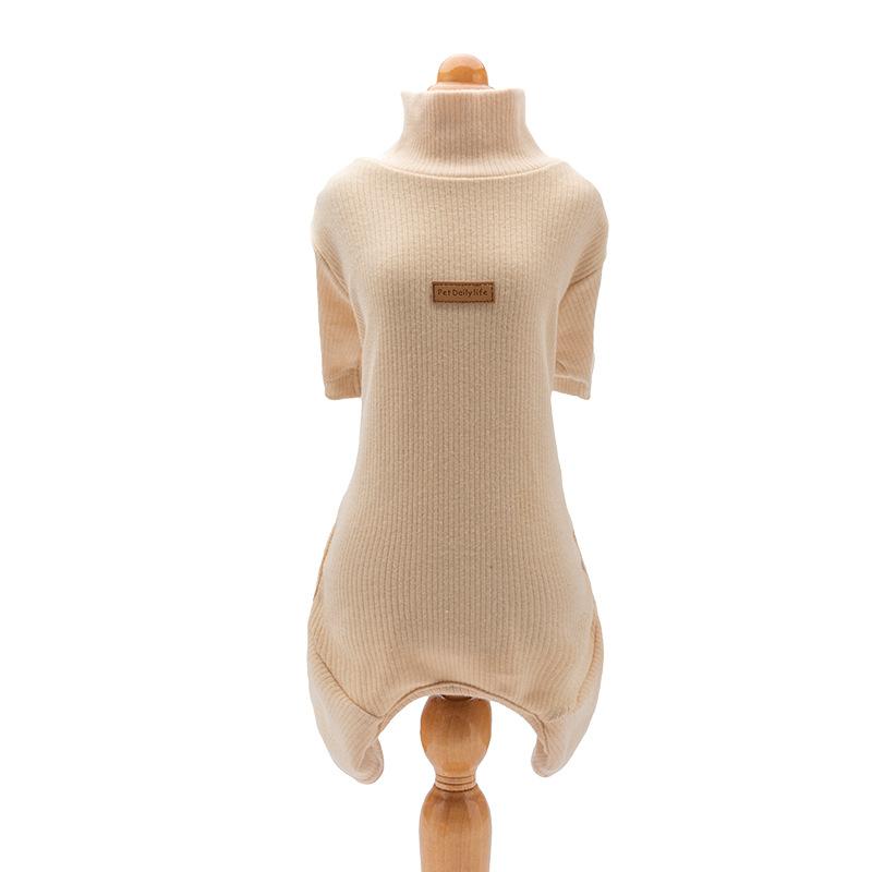 New Pet Clothes Autumn and Winter Warm Than Bear Teddy Four-legged Clothes Embroidered Love Puppy Dog Clothes