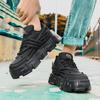 Modische und trendige Herren-Low-Top-Board-Schuhe mit dicken Sohlen und erhöhter Höhe, lässige und modische Papa-Schuhe, atmungsaktive Sportschuhe für Herren