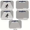 Powerful Clip LED Solar Wall Lights IP65 Waterproof Outdoor Motion Sensor Street Light Lamp Forgarden Fence Lantern