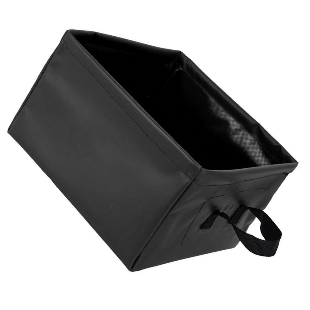 Collapsible Basin Leakage Proof Portable Folding Camping Bucket for Travel Hiking 13L Black 13L