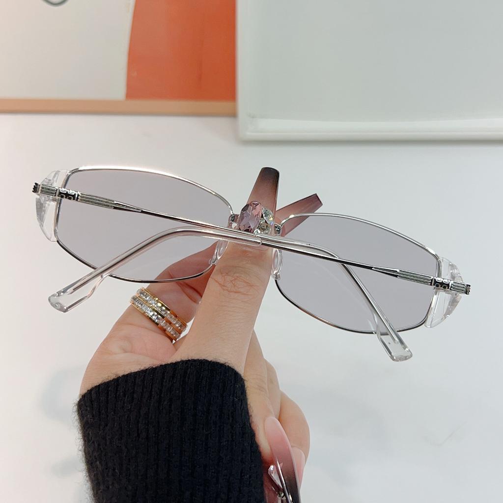 High Quality Ellipse Sunglasses Women Metal Frame Glasses Vintage Brand Round Sun Glasses For Men Shades Female Eyewear