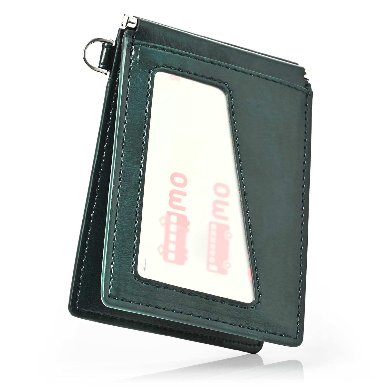 

QUARE Leather Pass Butterfly Large Slim Holds IC and More Men s Case, Double-Sided, Bifold, Design, Capacity, Fit, Cards, Driver s License, (Deep