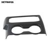 For Hyundai Santa Fe 2018   Carbon Fiber Center Console Gear Shift Box Cover Trim Cup Holder Accessories Car Styling