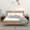 821869 vidaXL Bedside Tables 2 Pcs Smoked Oak 40x35x50 Cm