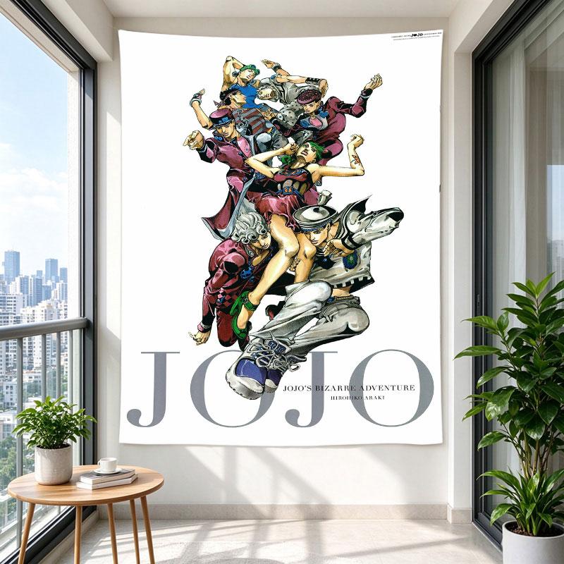 JoJo's Bizarre Adventure Hirohiko Araki Exhibition Poster All JoJos Dynamic Poses