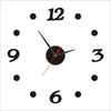 Creative and Minimalist Living Room Mirror Wall Clock 3D Stereoscopic Home Wall Decoration Clock DIY Clock Art Wall Clock
