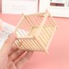 1Pc 1:12 DollHouse Miniature Wooden Baby Bed Dolls Furniture Accessories Toys
