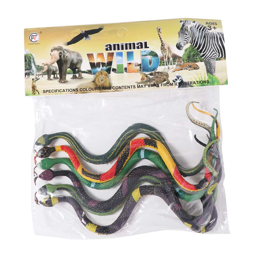 Wild Animal Simulation Snake Model Artificial Figurines Snake Action Figure  Tricky Toys