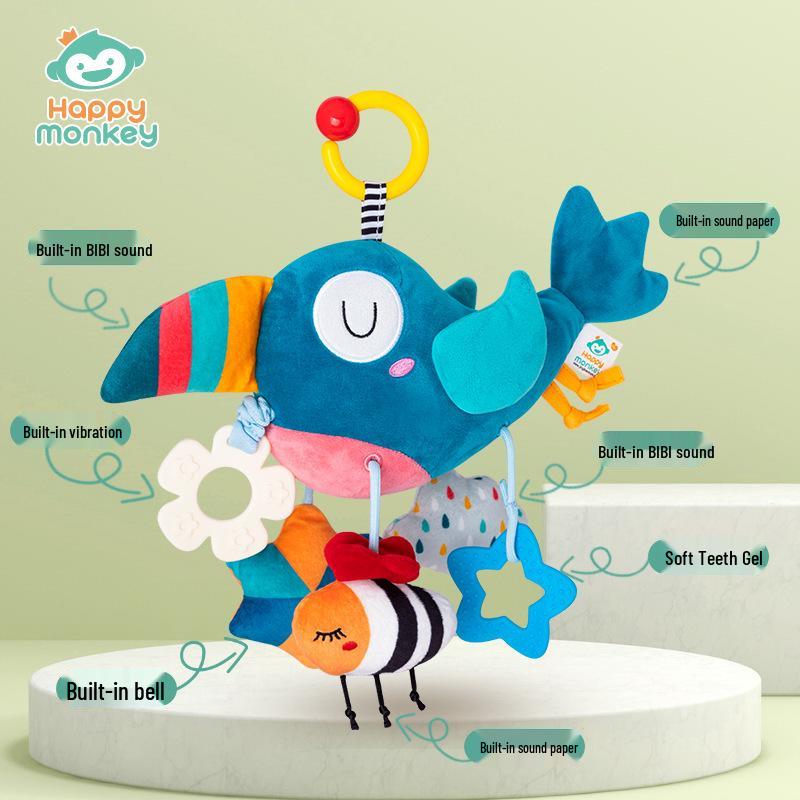 Infant Stroller & Crib Hanging Toy for Head-Lifting Practice (0-1 Year)