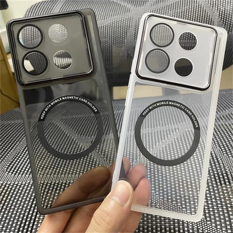 Magnetische Hülle Für Infinix GT 20 Pro Hülle Weiches Silikon Klare MagSafe Abdeckung Für Infinix GT20 Pro Kameraschutz Hülle Stoßfänger