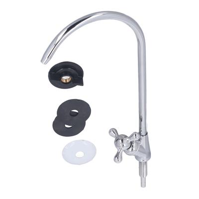 Water Purifier Faucet Ceramic Brass Valve 14in Quick Connect Cold Single Hole Drinking Water