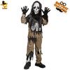 Costume scheletro spaventoso da bambino per Halloween, feste in maschera e spettacoli teatrali cosaply Distribuzione abbigliamento