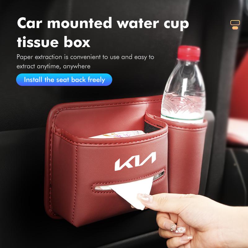 For KIA Car Seat Back Organizer Pocket Storage Bag Between Seats K5 K2 Optima Soul Spectra Niro Cadenza Sephia Carens ymrjb44