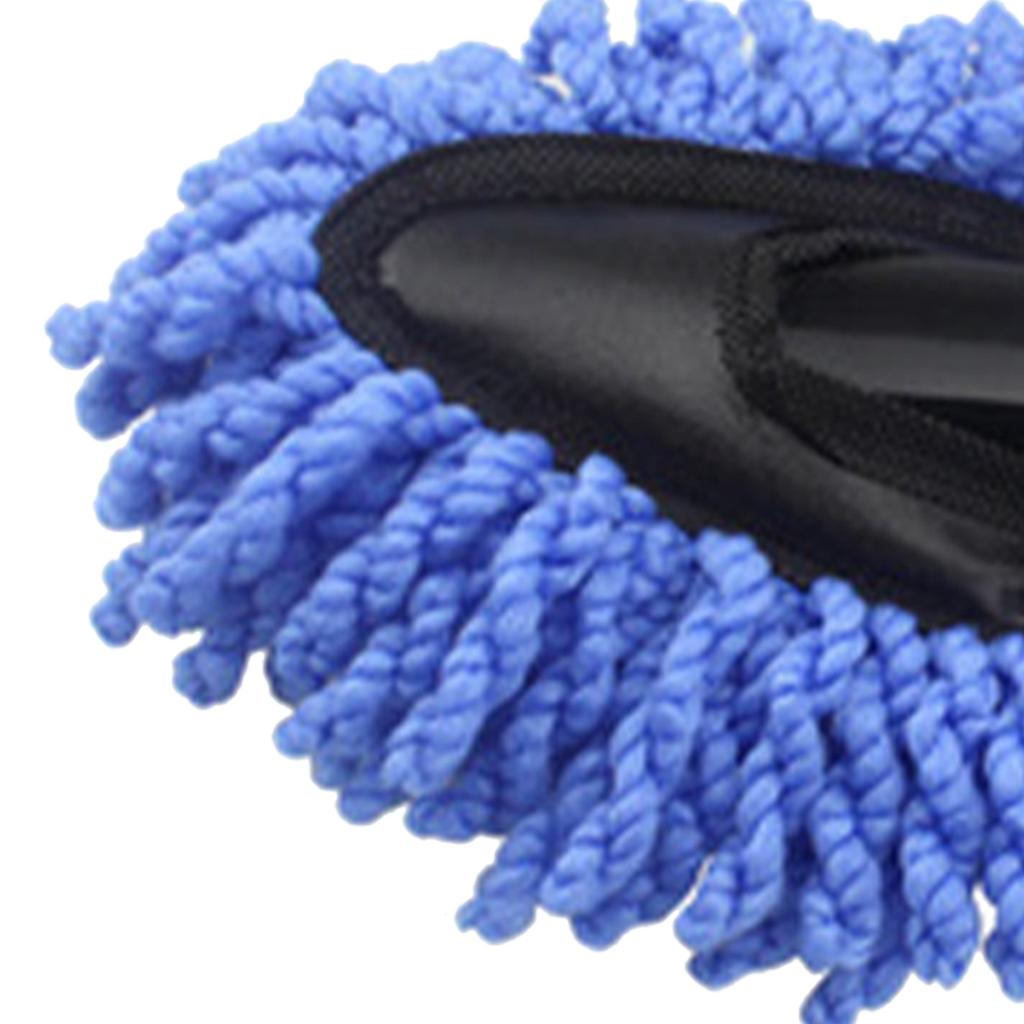 Car Wax Brush Microfiber Scratch Free Dashboard Cleaning Detail Brush Mop Wax Dash Duster for Home