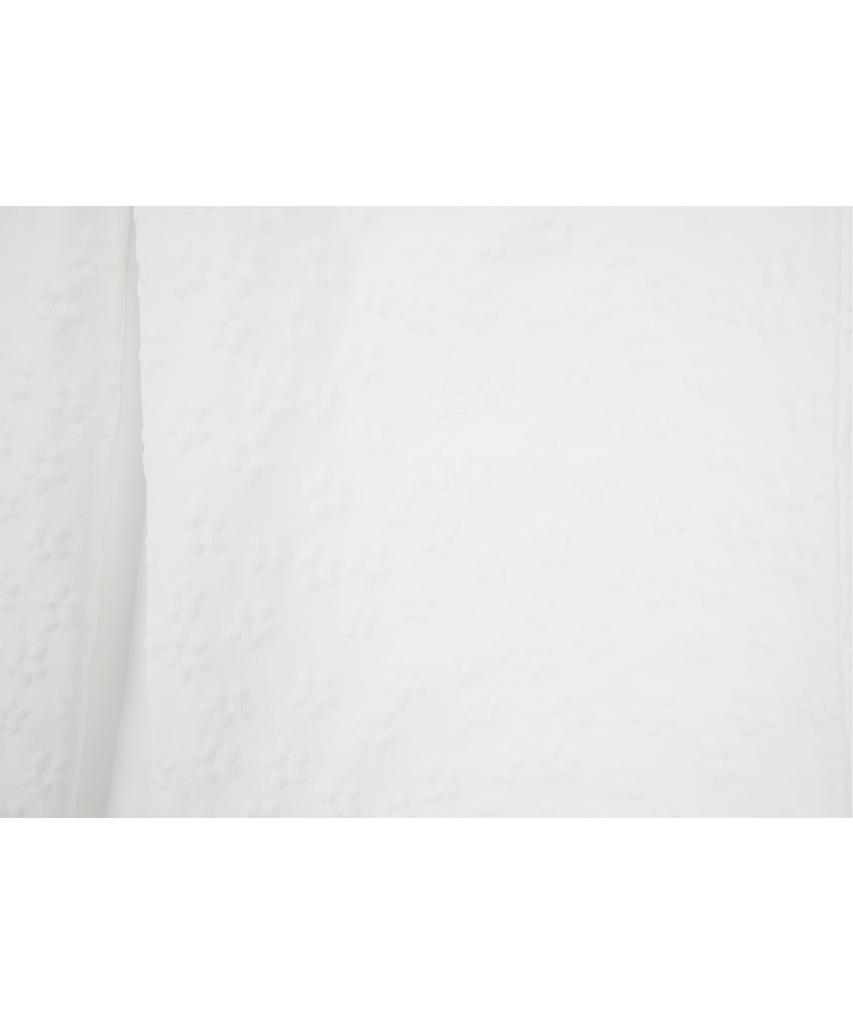 HIGH SCHOOL DISCO Flower Embossed Lace Pants_Ivory