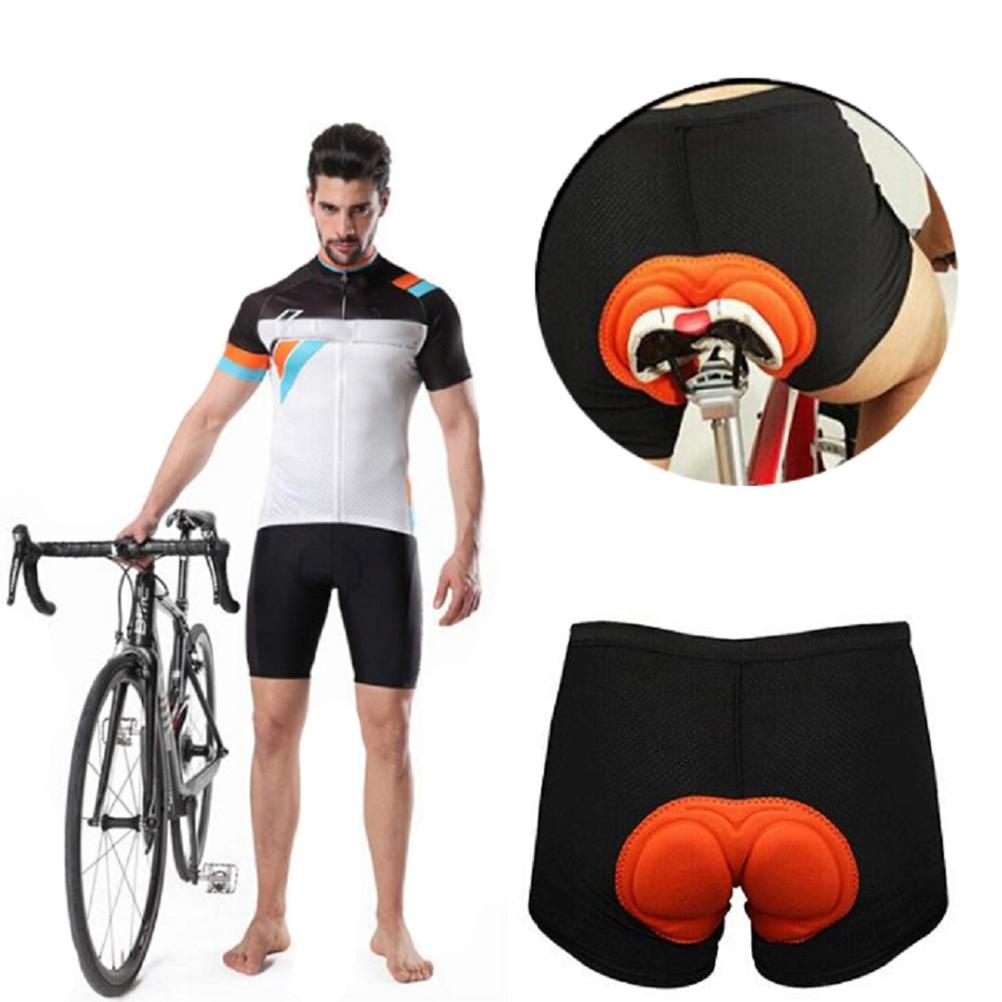 Men Underwear Sponge Padded Bike Sport Outdoor Padded Sports Cycling Short Pants