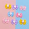 10Pcs New Cute Resin Rabbit Bow Series Flat Back Parts Embellishments For Hair Bows Accessories