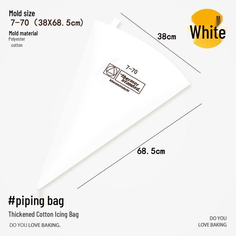 Thickened Cotton Waterproof Oilproof Cream Bag, Food-Grade Explosion-Proof Cookie Piping Bag.