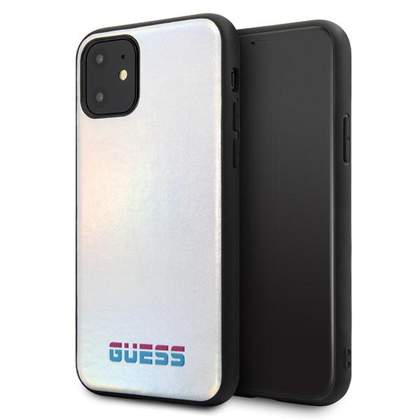 Guess Guhcn65Bld Iphone 11 Pro Maxsrebrny/Silver Hard Case Iridescent