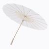 White Color Paper Decorative Umbrella Parasol School Decor Photo Prop (60cm)