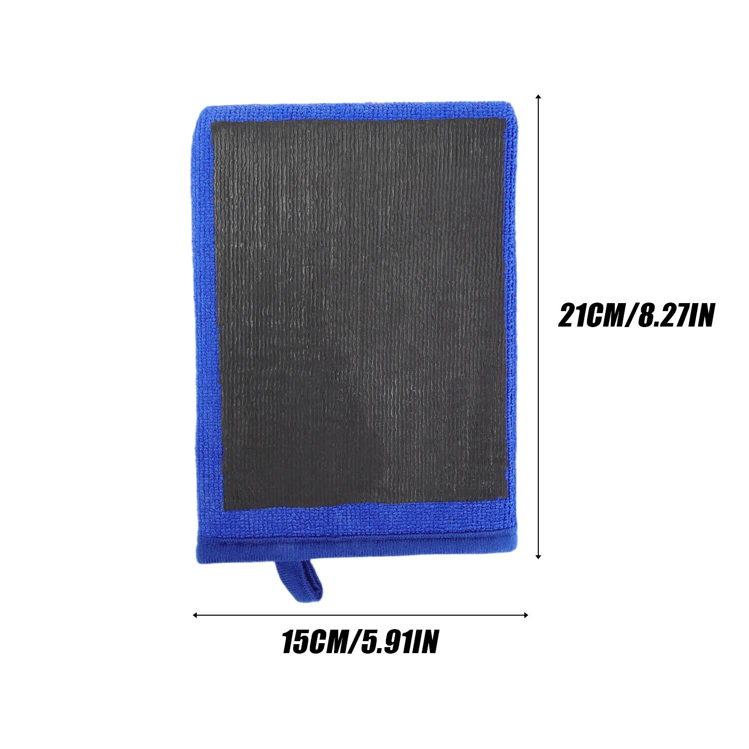 

Detailing Stain Removal and Clay Bar Glove Car Care Clean Towel Car Wash Glove for Detailing and Polishing Reusable Wash Glove 1pc синий