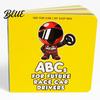 Children Car ABC Book for Future Race Driver Smooth Thick Paper Clear Cartoon Early Childhood Educational Print Car-themed Education Drag Racer