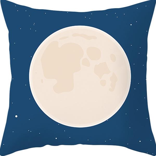 

Nordic Abstract Printed Linen Pillowcase Popular Office Living Room Sofa Bedside Pillowcase 45 * 45Cm (without pillow core)