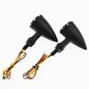 HDBUBALUS Motorcycle Turn Signal Light Brake Turn Signal Light LED Energy Saving Cannonball Type for Harley