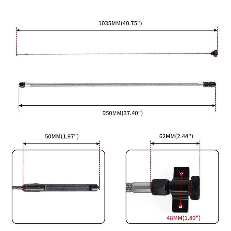 Automatic Transmission Dipstick OEM Number 22200 For Ford F-150 Trucks With 6R80, 10R80, 4R70E, And 4R75E 2010-