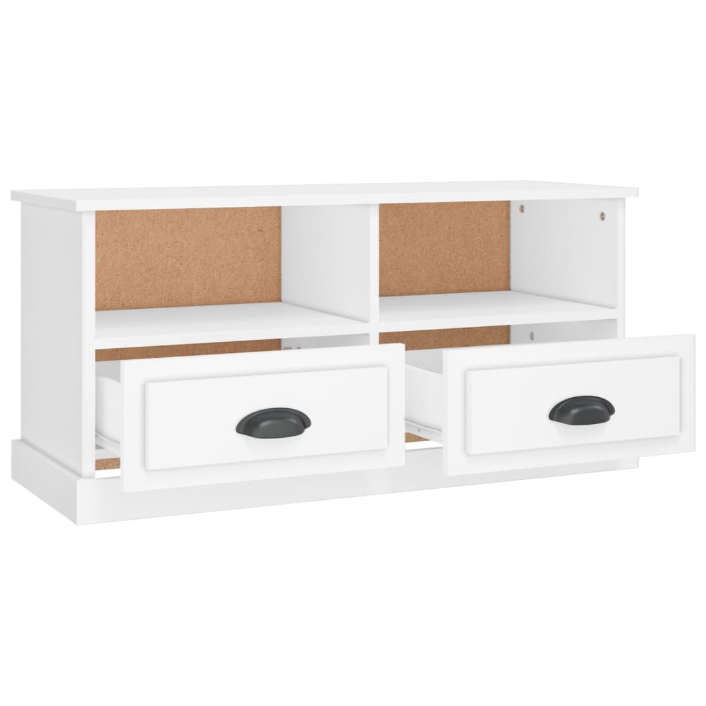 TV Cabinet White 93 x 35.5 x 45 cm Particleboard