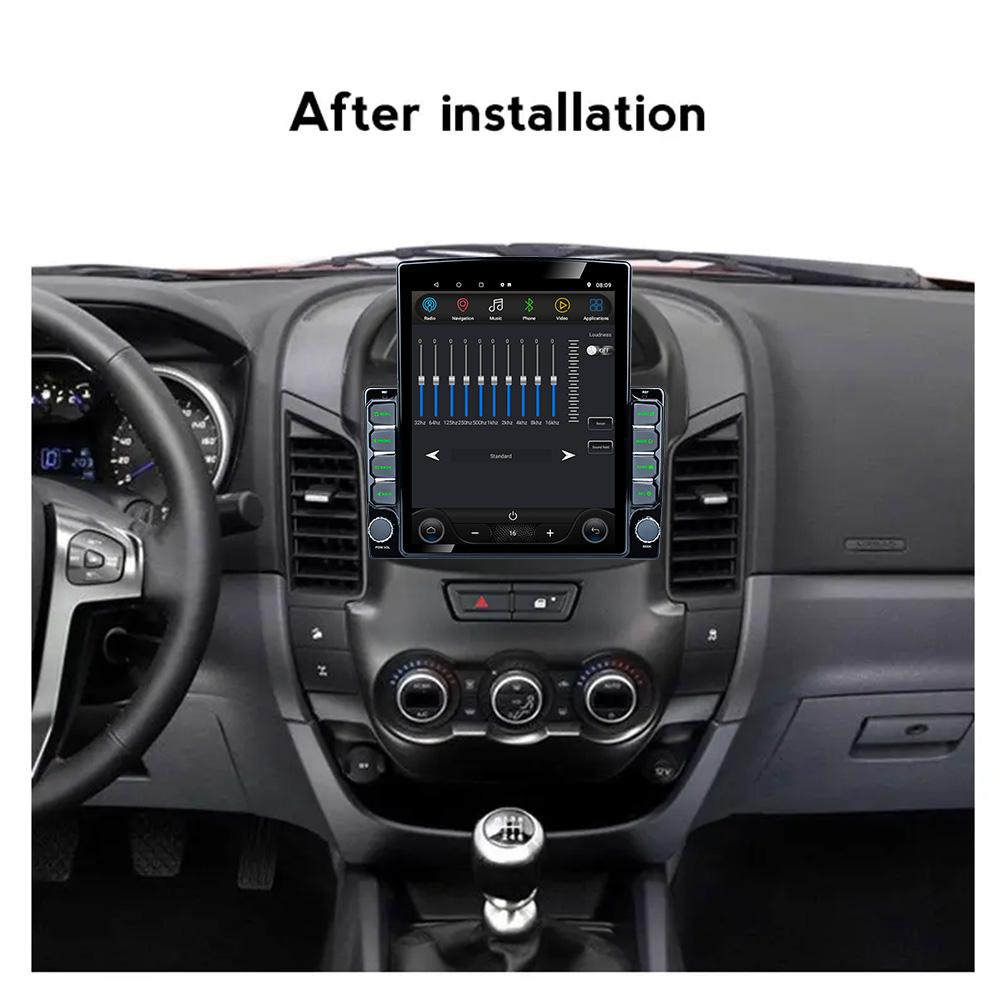9,7" Vertikaler Tesla-Bildschirm Android Autoradio Für Ford Ranger 2011-2016 GPS-Navigation Carplay Multimedia Videoplayer