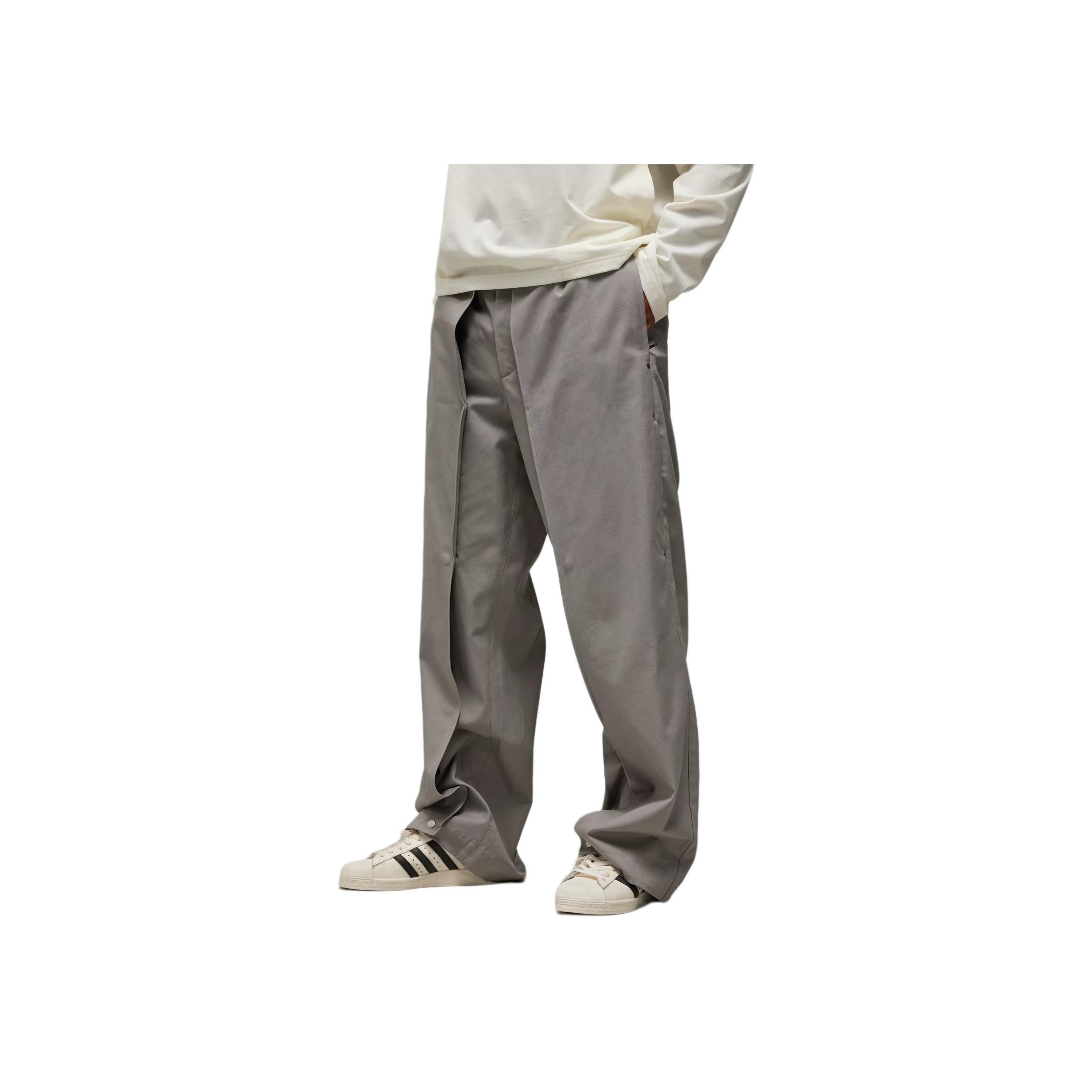 

Y-3 Button Design Solid Color Casual Pants Unisex pants Gray IV7733