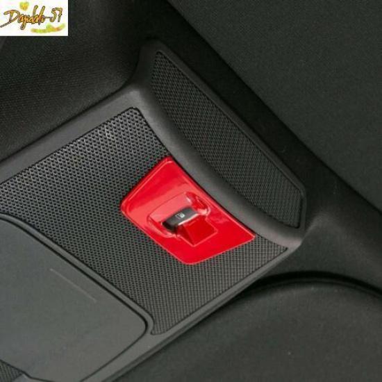 Red Rear Window Lift Switch Panel Cover Trim For Ford F150 2015- Accessories