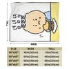 Cute M-Manggom Blanket Super Soft  Throw Blanket Winter Adults Home Decor Camping Bedspread