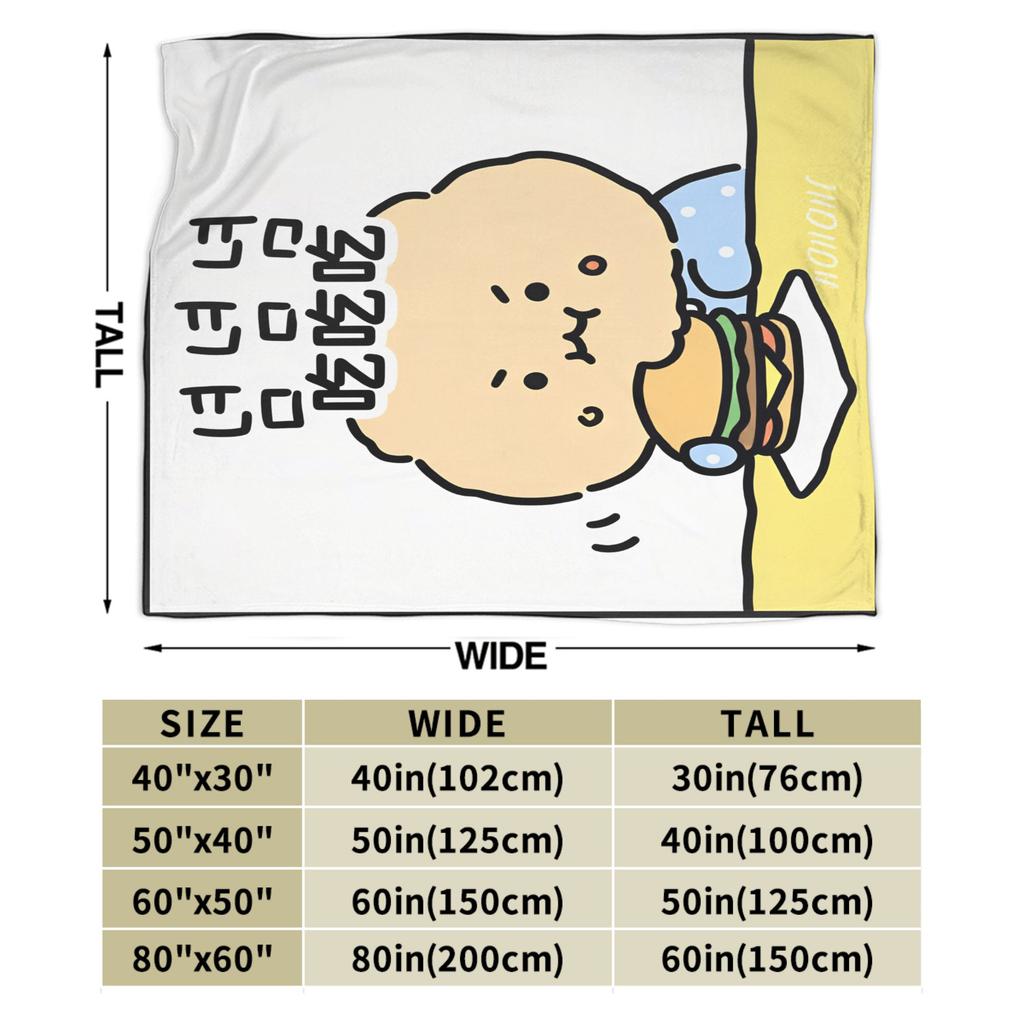 Cute M-Manggom Blanket Super Soft Throw Blanket Winter Adults Home Decor Camping Bedspread