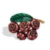 Pearl Fruit Brooch Grape Cherry Pin  Drip Oil Corsage Pineapple Pomegranate Lotus Flower Mushroom Brooches
